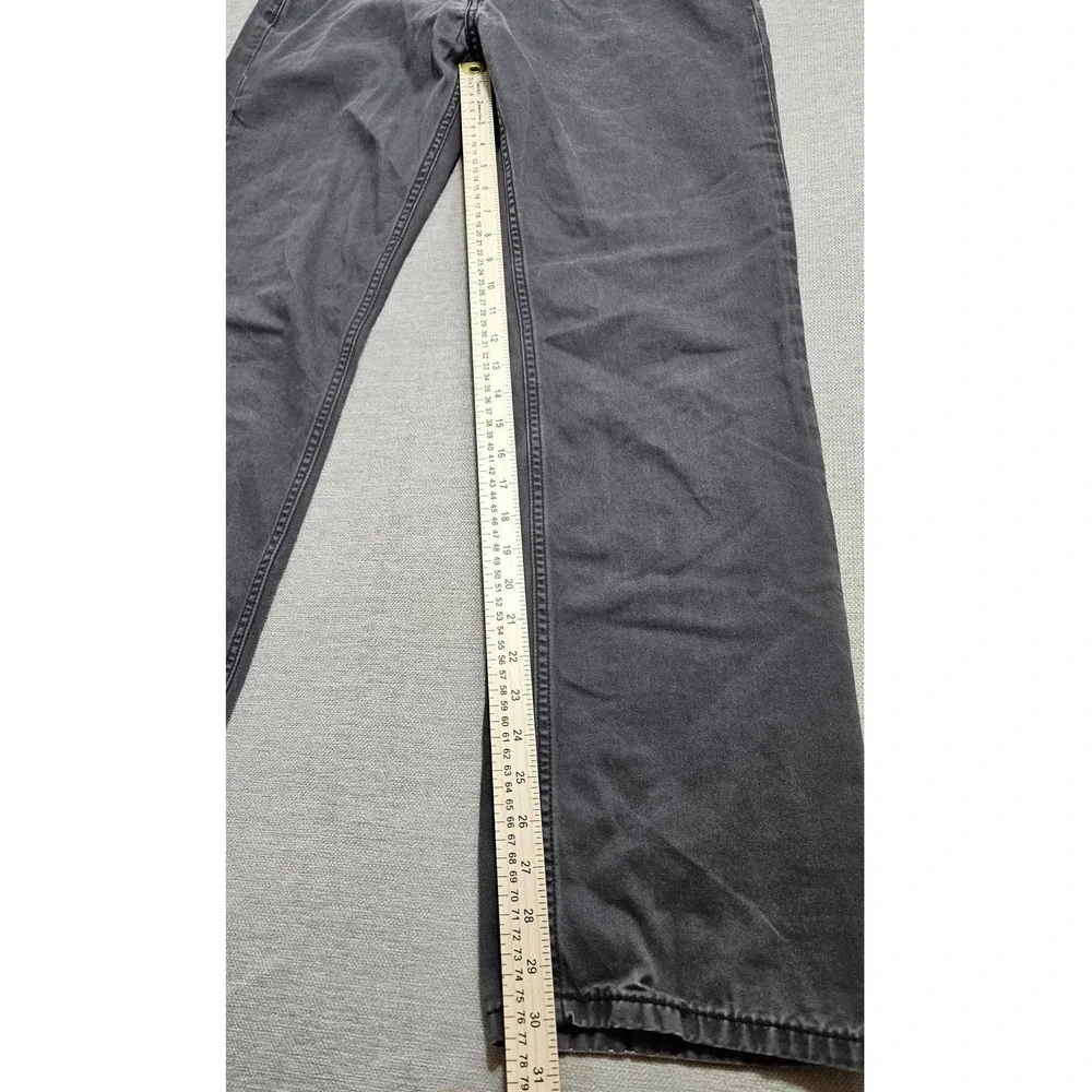Levis 514 Straight Fit Jeans Mens 32x32 Charcoal Gray Dark Wash Denim‎ Pants
